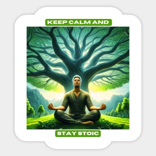 Keep Calm and Stay Stoic Sticker
